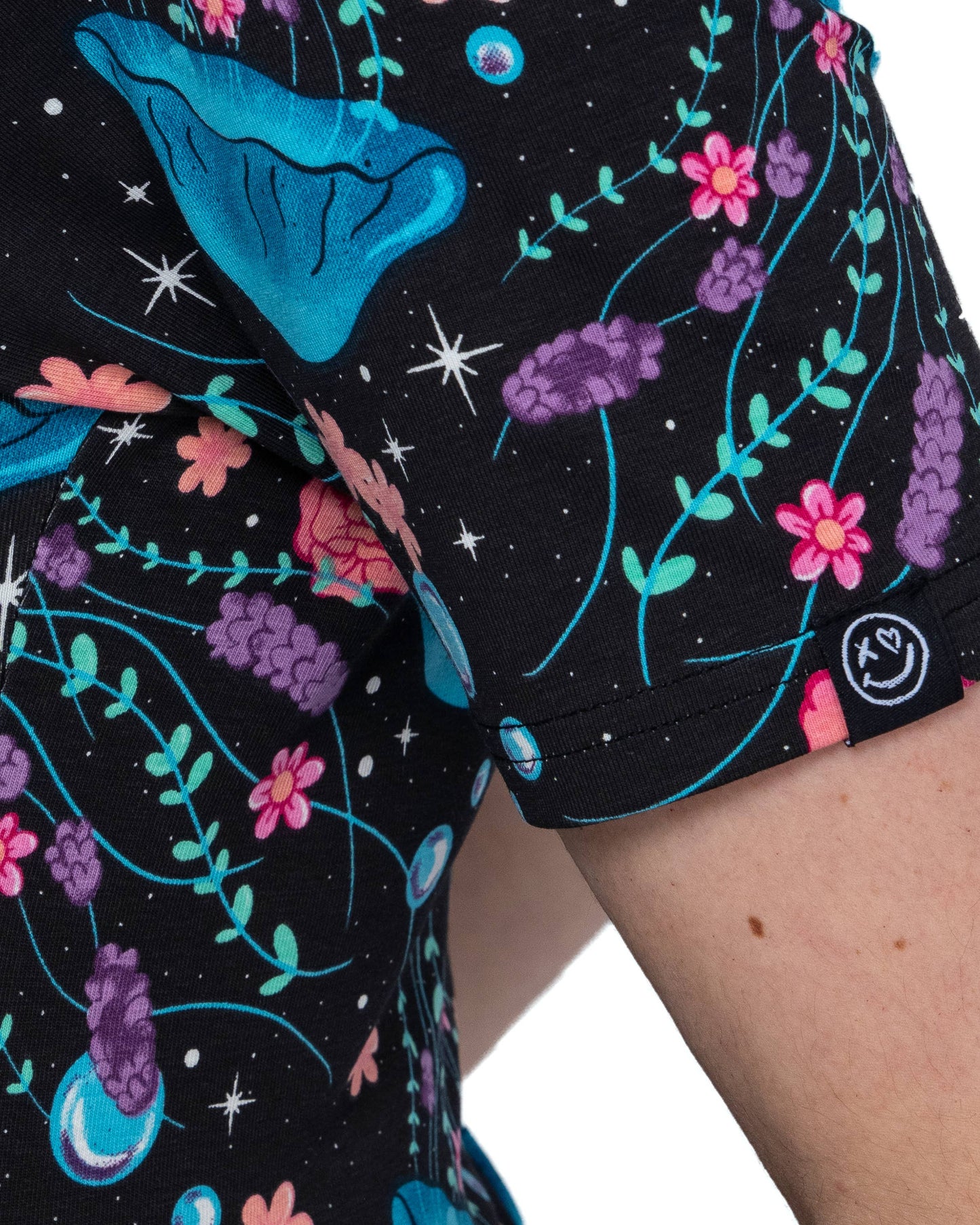 Rebel Romance Floral Jellyfish Midi Dress