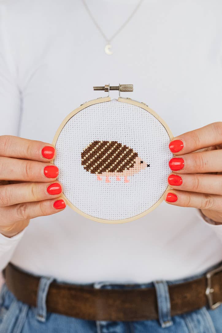 Hedgehog Cross Stitch Kit