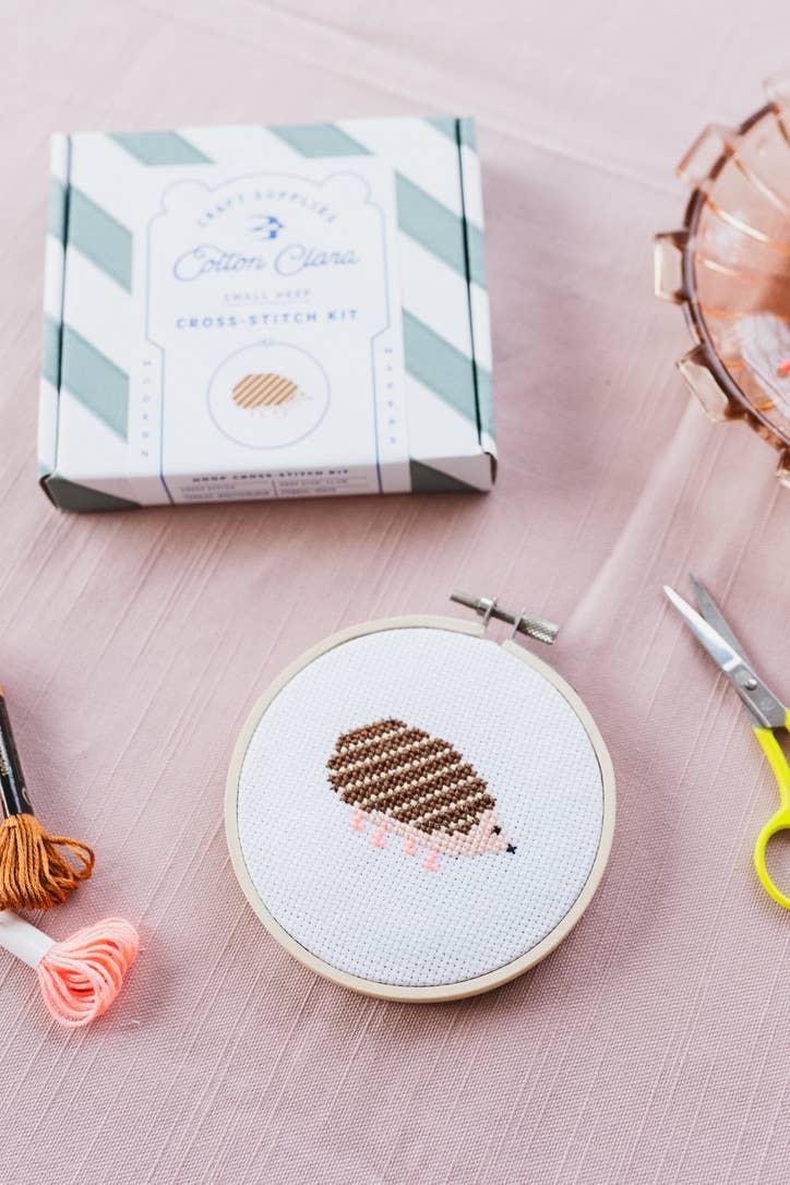 Hedgehog Cross Stitch Kit