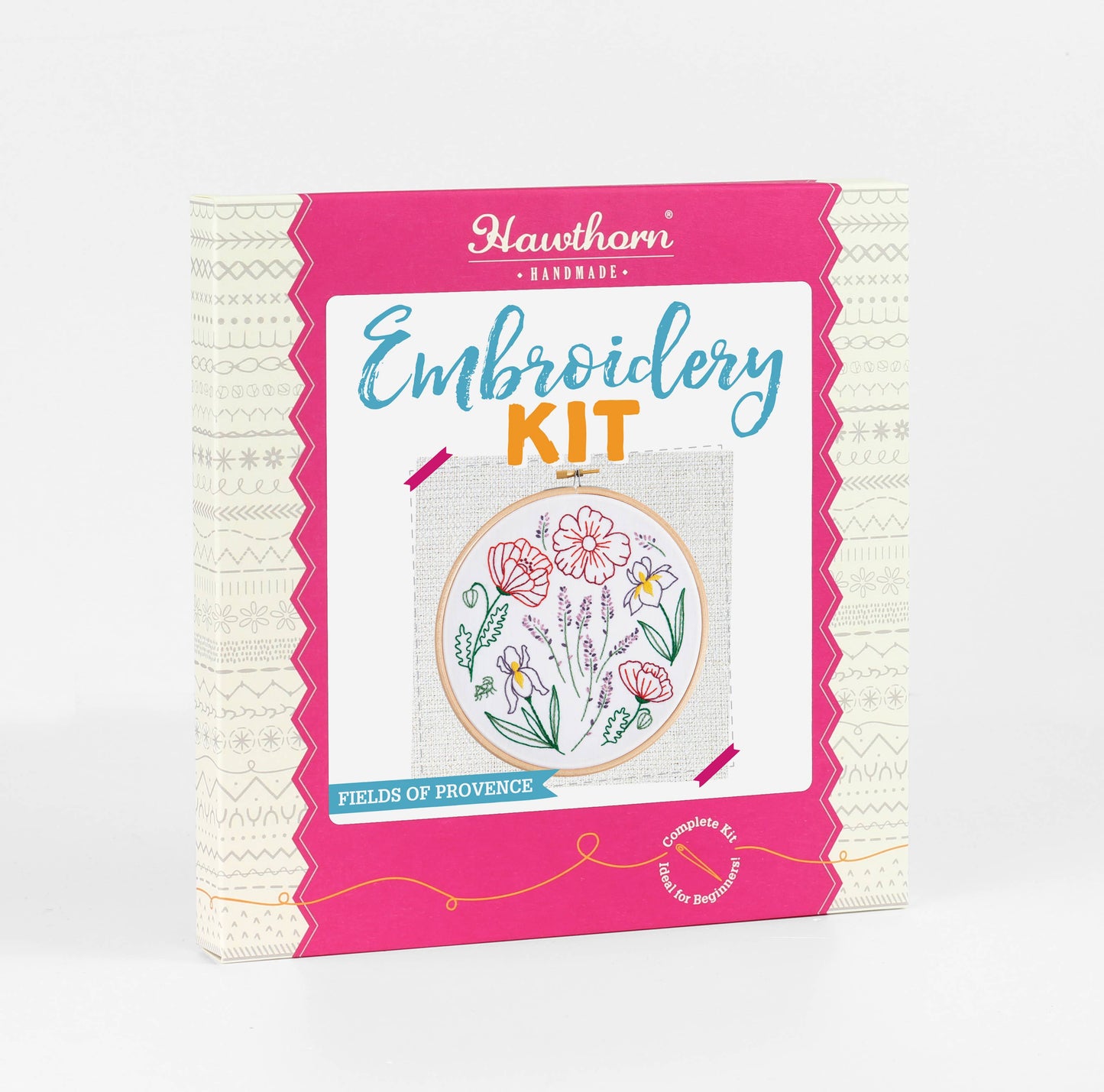 Fields of Provence Embroidery Kit | Complete Craft Kit for Beginners