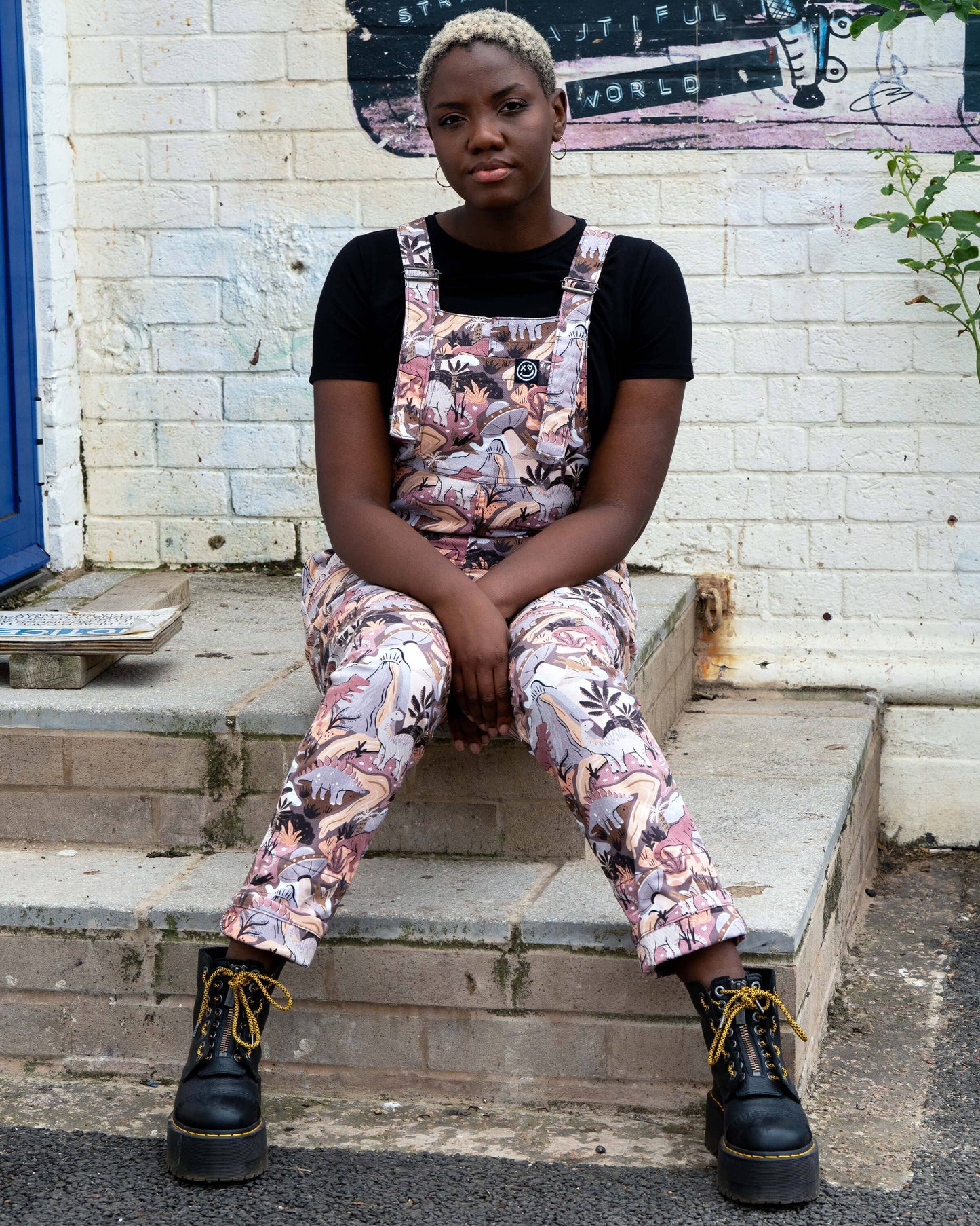 Rebel Romance Dinoverse Stretch Dungarees