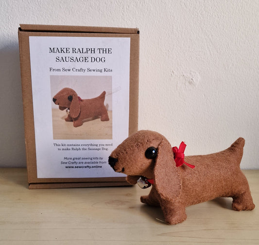 Ralph the Sausage Dog Sewing Kit