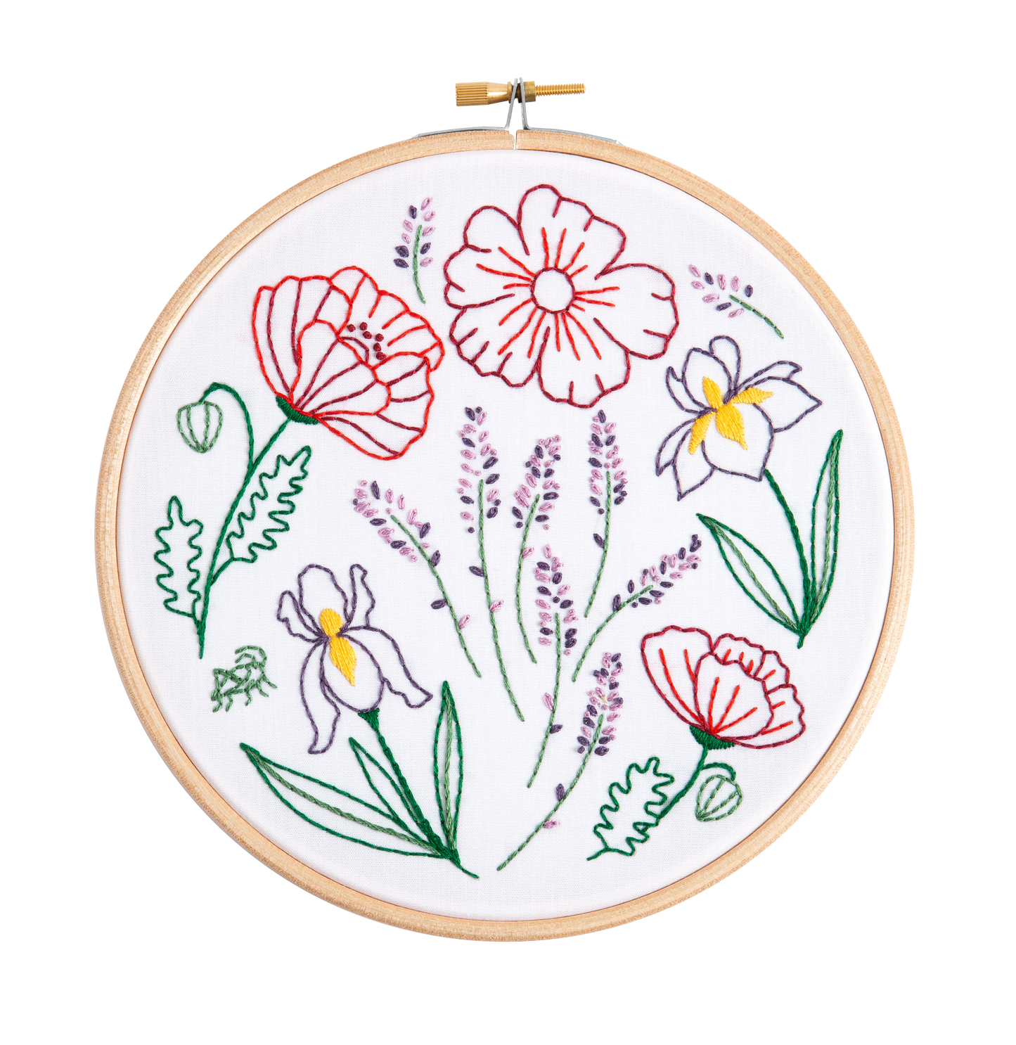 Fields of Provence Embroidery Kit | Complete Craft Kit for Beginners