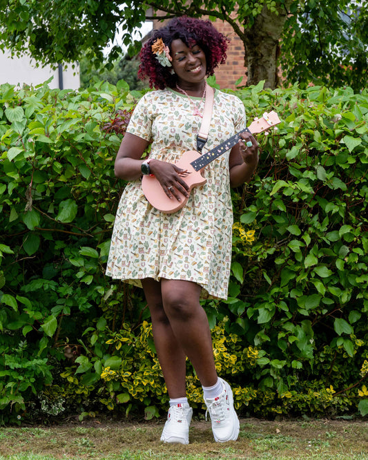 Rebel Romance x Yasmin Cousins Cowboy Stretch Smock Dress