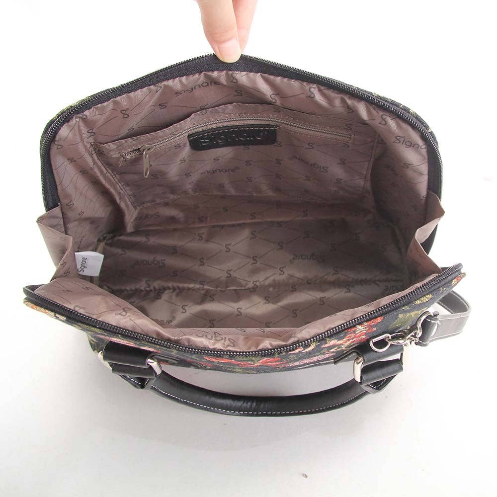 Morning Garden Black - Convertible Bag