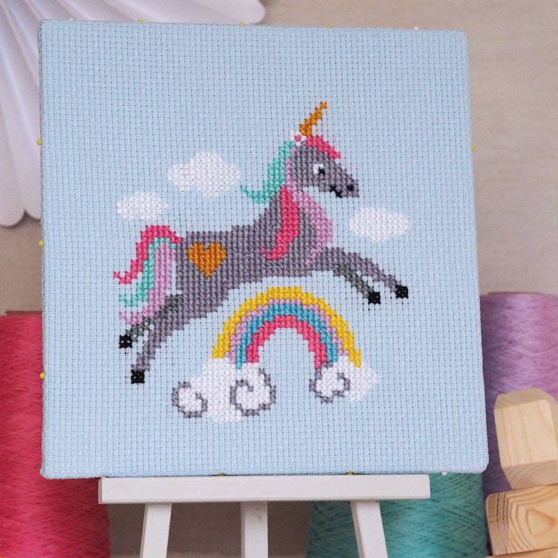 Sparkle Unicorn - Junior Cross Stitch Kit