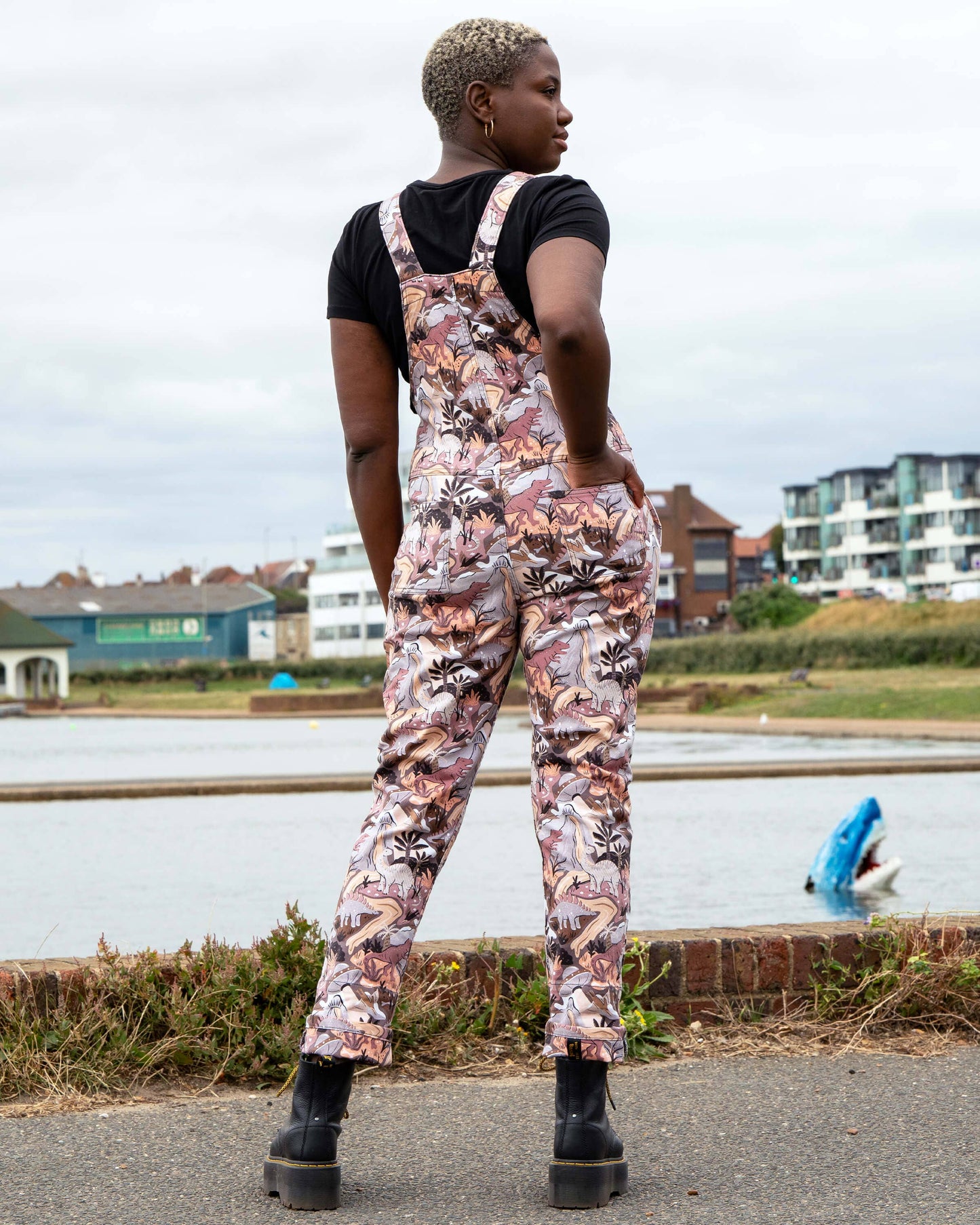 Rebel Romance Dinoverse Stretch Dungarees