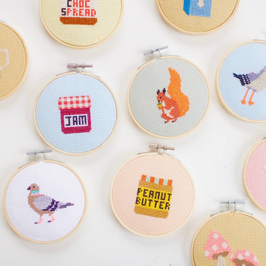 Peanut Butter Cross Stitch Kit