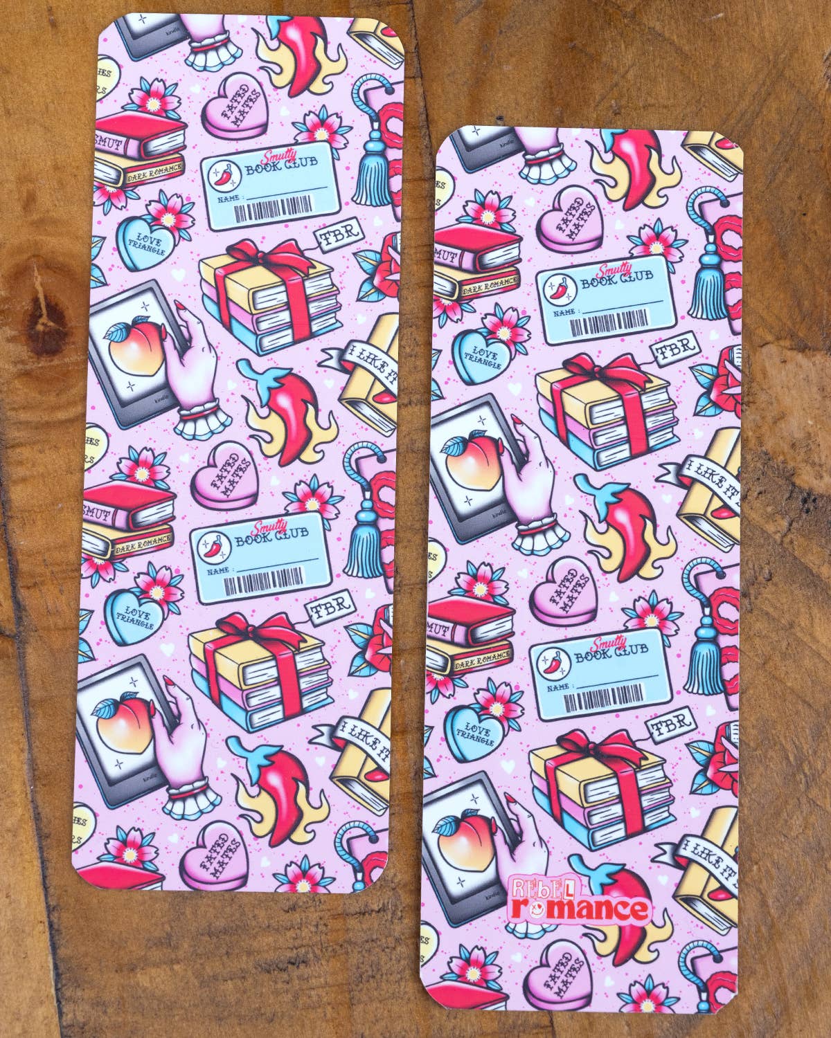Smutty Book Club Tattoo-Style Bookmark
