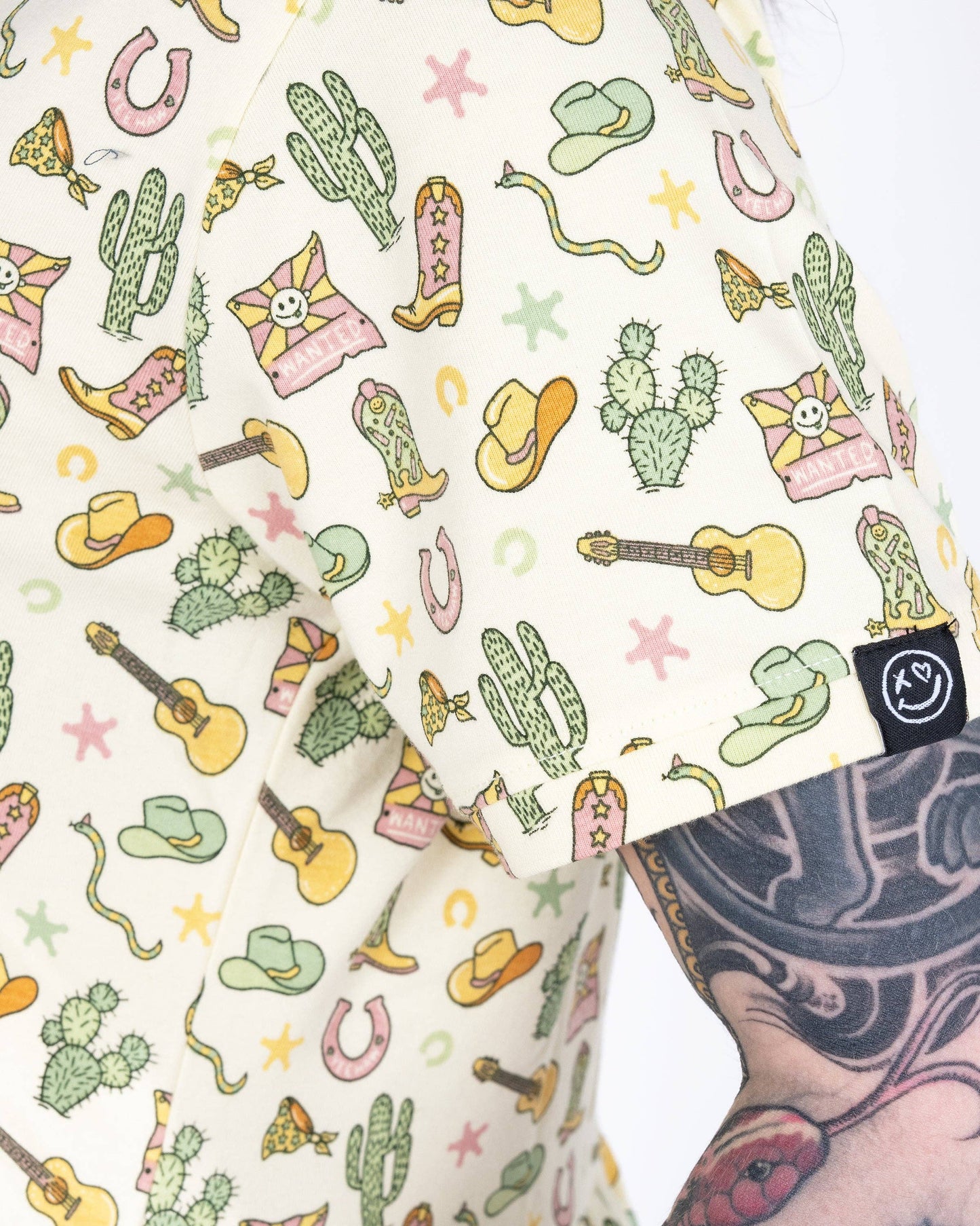 Rebel Romance x Yasmin Cousins Cowboy Stretch Smock Dress