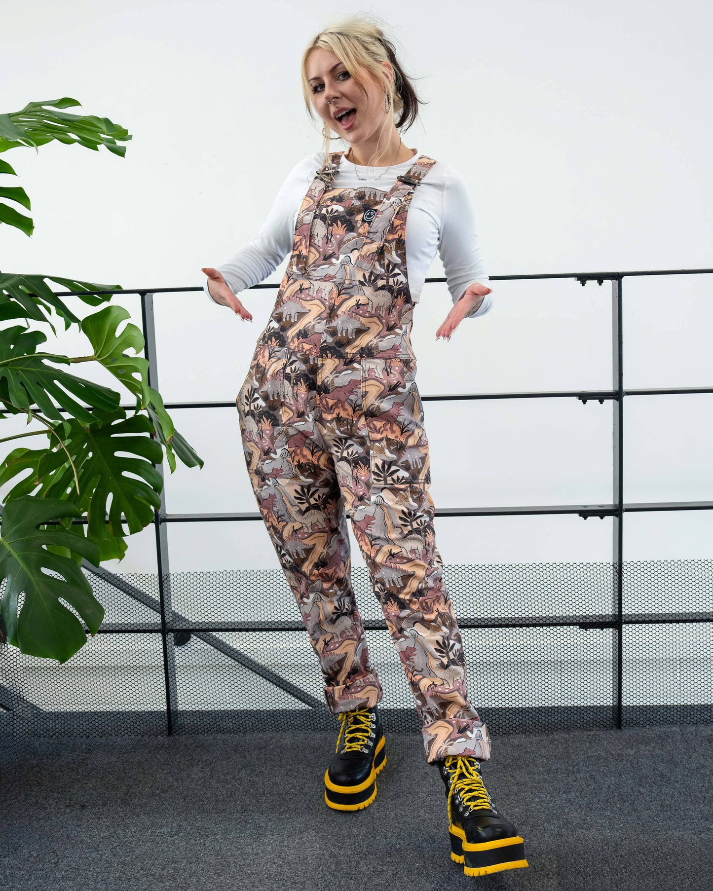 Rebel Romance Dinoverse Stretch Dungarees
