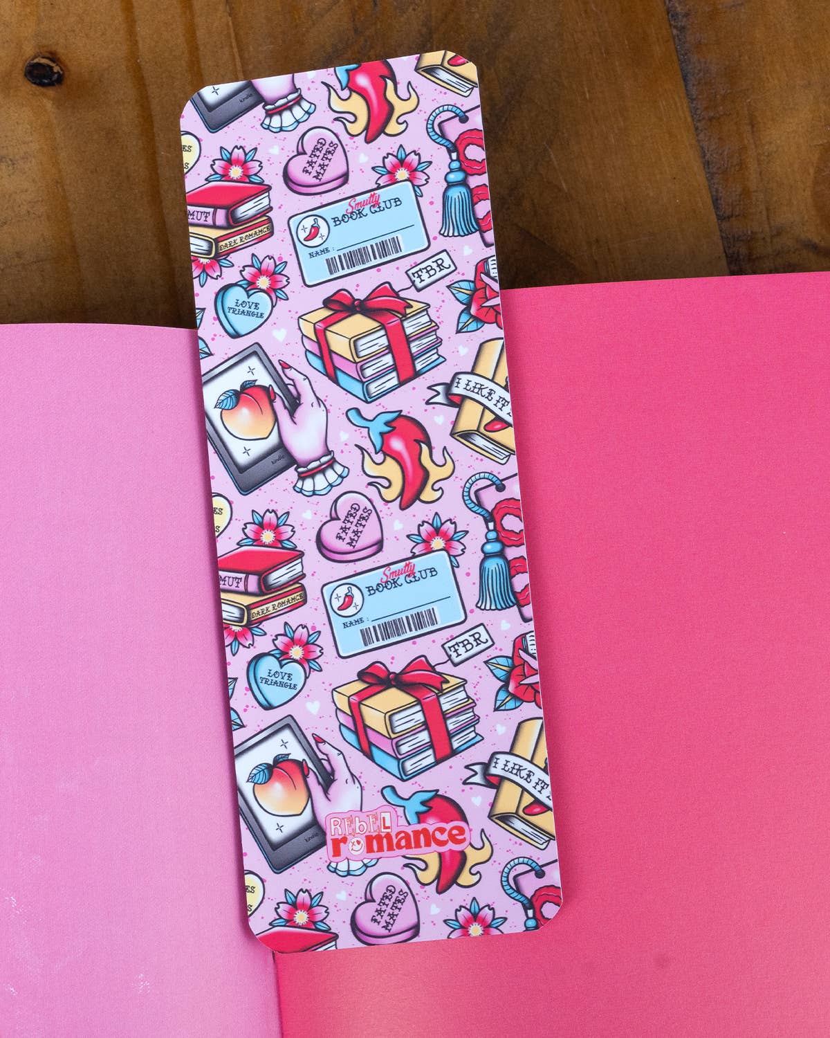 Smutty Book Club Tattoo-Style Bookmark