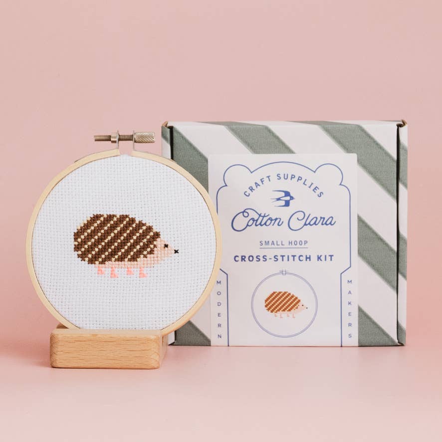 Hedgehog Cross Stitch Kit