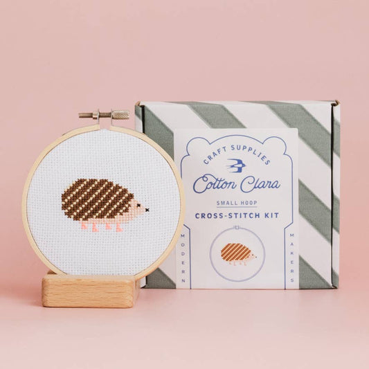 Hedgehog Cross Stitch Kit