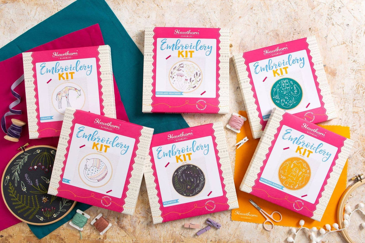 Fox Embroidery Kit | Complete Craft Kit for Beginners