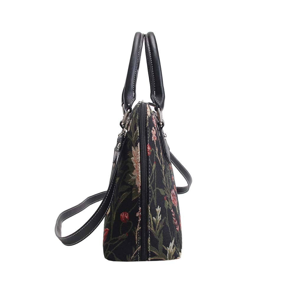 Morning Garden Black - Convertible Bag