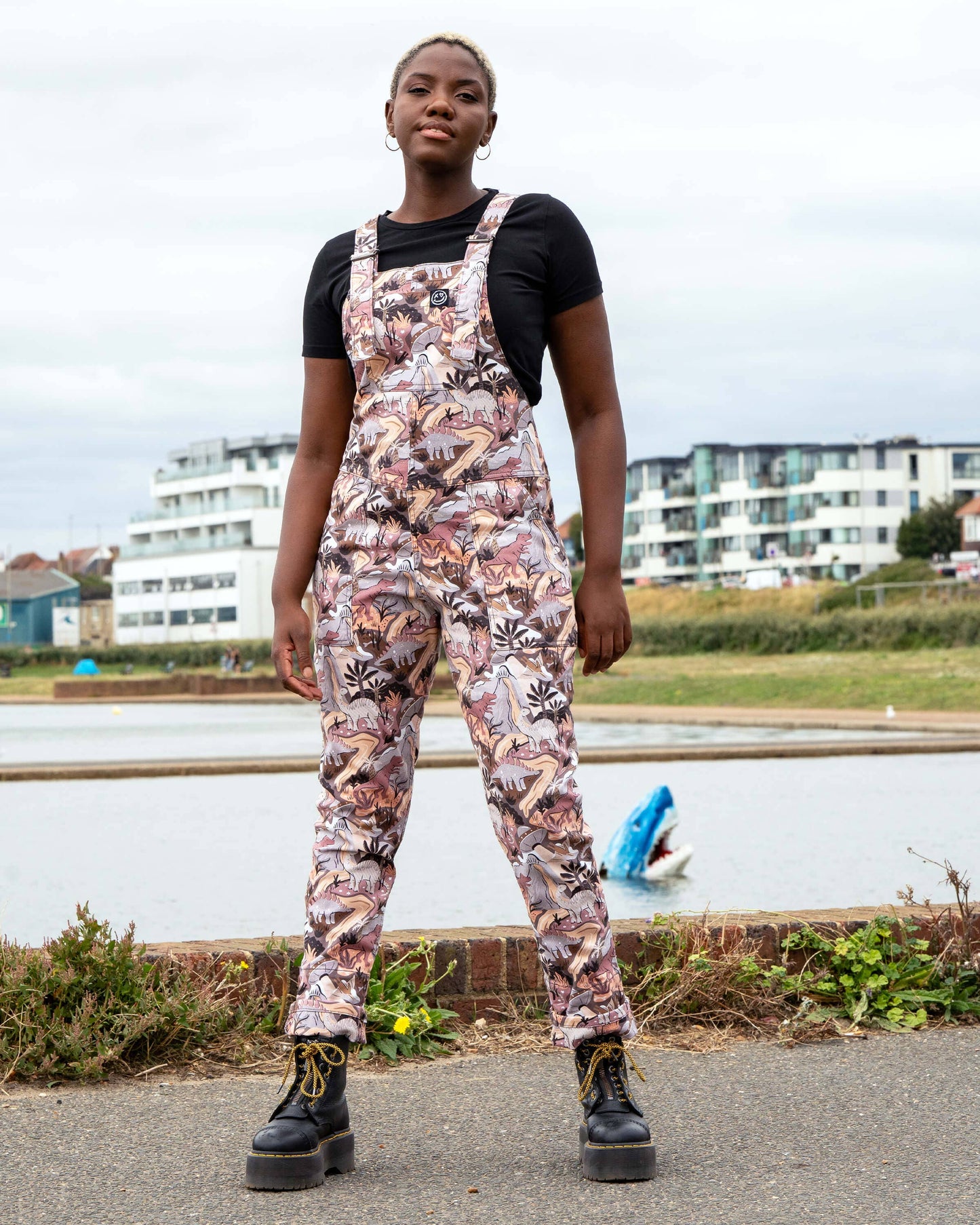 Rebel Romance Dinoverse Stretch Dungarees