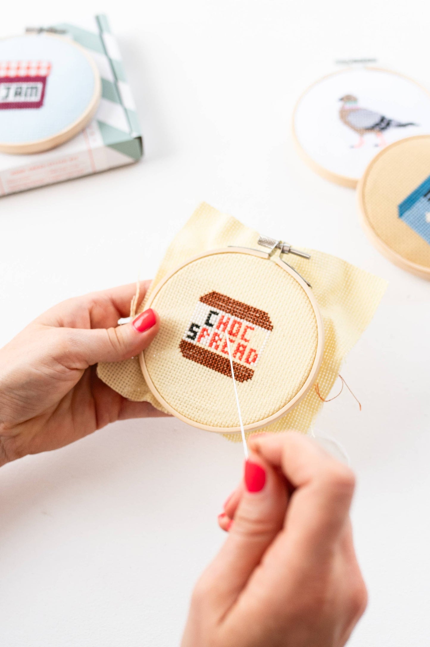 Chocolate Spread Cross Stitch Kit